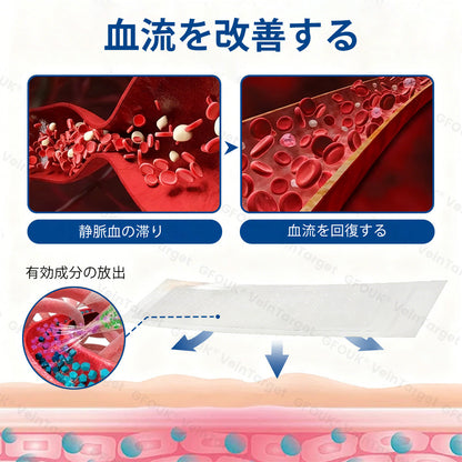 COLTURE® VeinTarget マイクロニードルパッチ⚡即効性、長期的な効果
