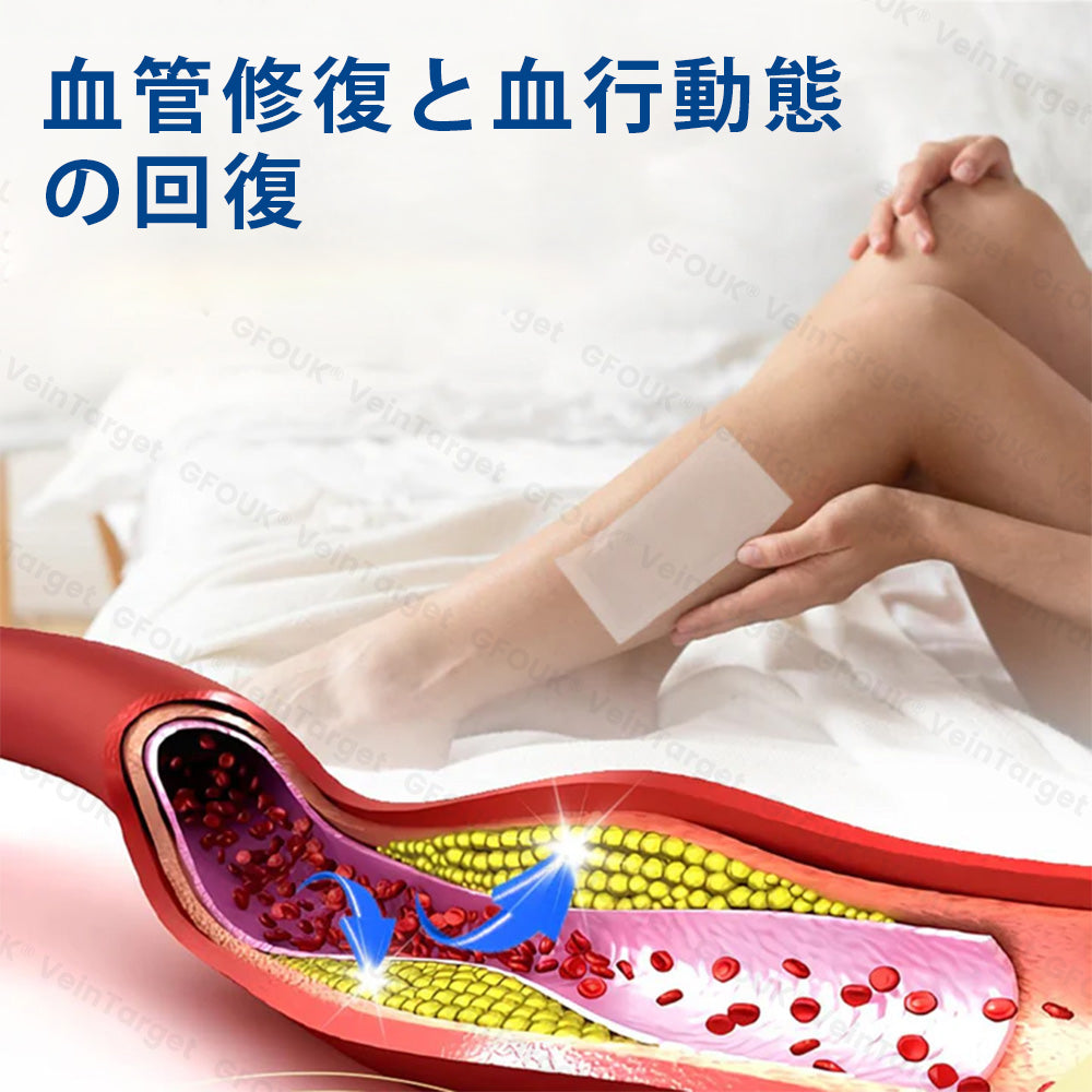 COLTURE® VeinTarget マイクロニードルパッチ⚡即効性、長期的な効果